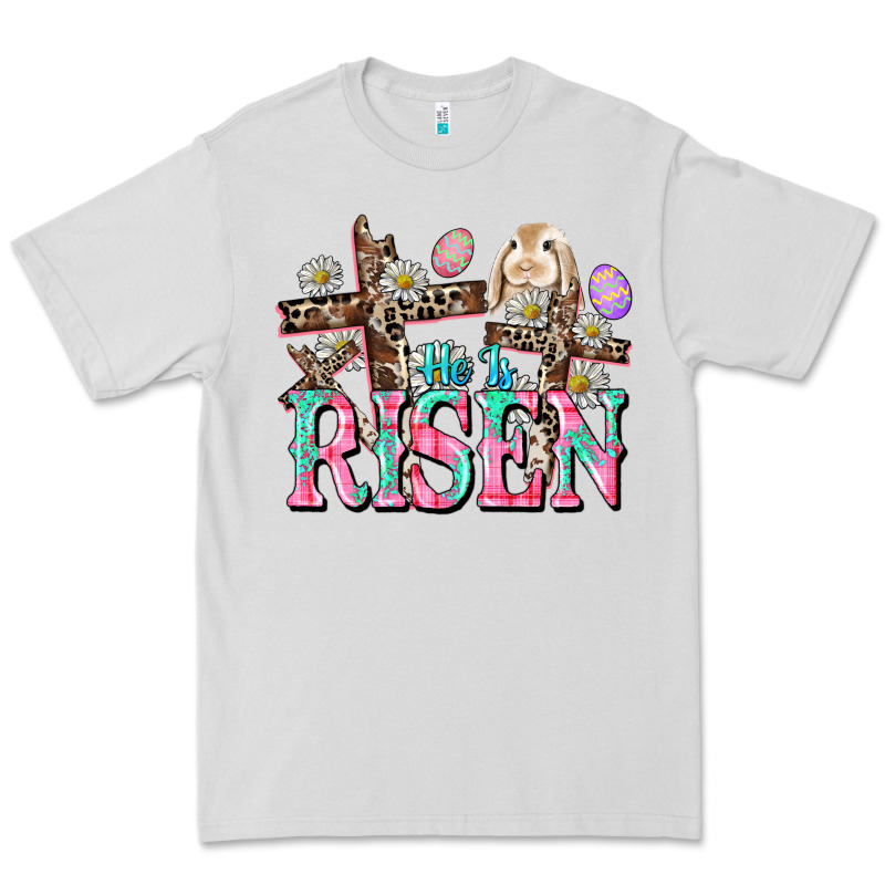 He Is Risen Easter Day Premium Tee by CowGirlArtShop | Teevron