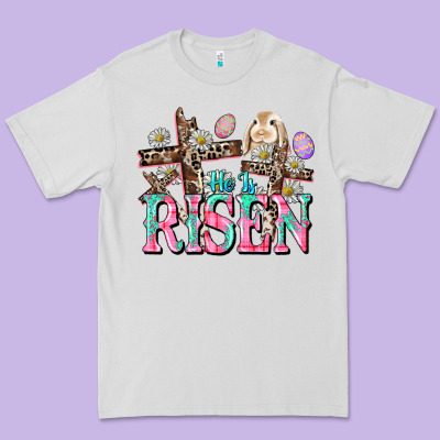 He Is Risen Easter Day Premium Tee Designed By Cowgirlartshop