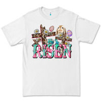 White He is risen Easter Day Premium Tee - CowGirlArtShop