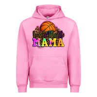 Fuchsia Pink basketball mama Urban Hoodie - OliviaCreatesArt