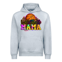 Heather Grey basketball mama Urban Hoodie - OliviaCreatesArt