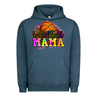 Pigment Midnight Navy basketball mama Urban Hoodie - OliviaCreatesArt