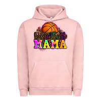 Pigment Salmon basketball mama Urban Hoodie - OliviaCreatesArt