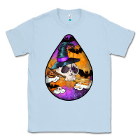 Dusty Blue Hallowen Teardrop Classic Tee - LillyAllenDesigns