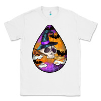 White Hallowen Teardrop Classic Tee - LillyAllenDesigns