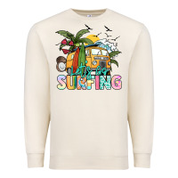 Sandshell Let's go surfing Premium Sweatshirt - NancyCooperArtShop