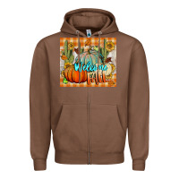 Chestnut welcome fall tumbler Zipper Hoodie - BundleAndBundleShop