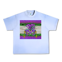 Grape Ice mardi gras  mask Urban Heavy Tee - BarkalooDesign