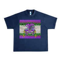 Navy mardi gras  mask Urban Heavy Tee - BarkalooDesign