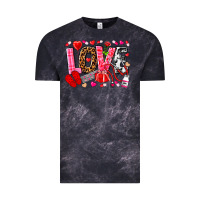 Cloud Black valentines day love nurse Vintage Tee - NancyCooperArtShop