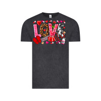 Vintage Black valentines day love nurse Vintage Tee - NancyCooperArtShop