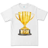 White throphy cup Premium Tee - FaDigitalArtStudio