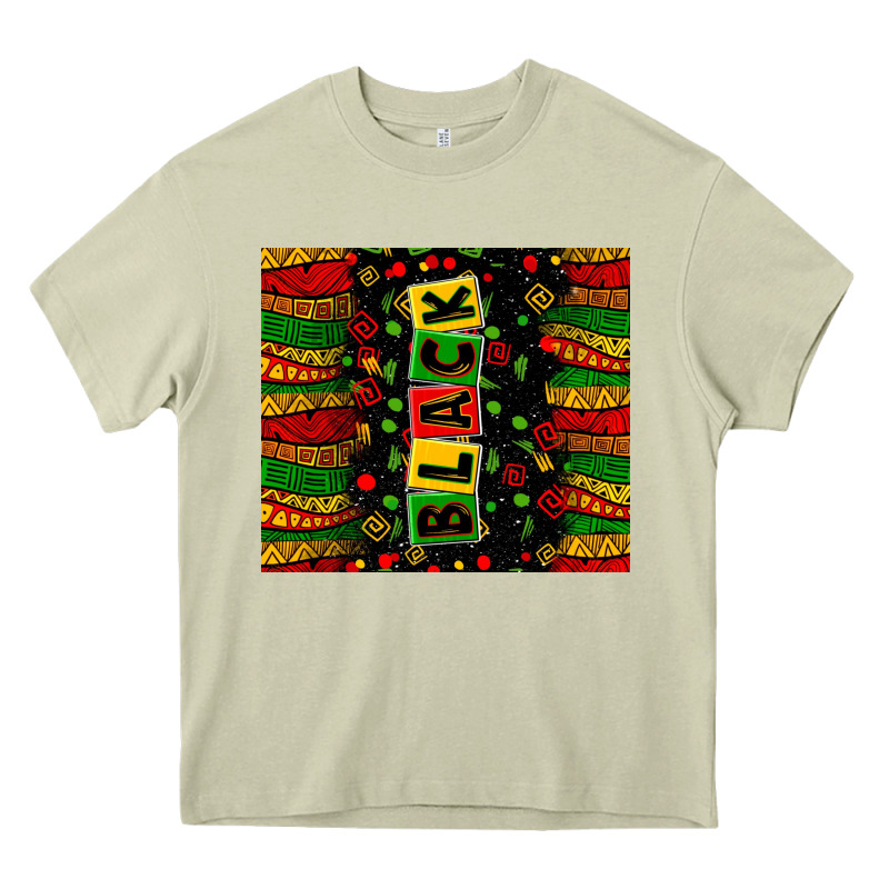 Black License Letters  Juneteenth Heavy Core Tee by Zillion Design Studio | Teevron