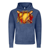 Vintage Denim softball home plate Vintage Hoodie - Jasminsmagicworld