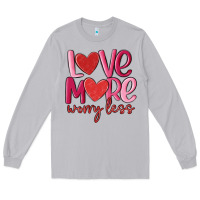 Moon Dust love more worry less Long Sleeve Tee - MaliasSmallBusiness