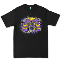Black halloween rainbow Premium Tee - CowhideDigitalArt