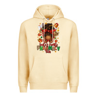 Pina Colada santas favorite pharmacy tech afro messy bun Premium Hoodie - texasbilliewilder