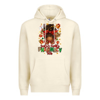 Sandshell santas favorite pharmacy tech afro messy bun Premium Hoodie - texasbilliewilder