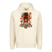 Tofu santas favorite pharmacy tech afro messy bun Premium Hoodie - texasbilliewilder