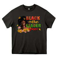 Asphalt Black mother leader queen juneteenth Heavy Core Tee - Zillion Design Studio
