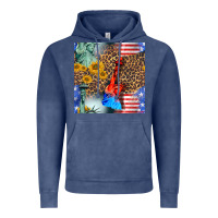 Vintage Denim statue of liberty american flag Vintage Hoodie - BundleAndBundleShop