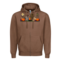 Chestnut headstone and coffin lebbey glass Zipper Hoodie - BundleAndBundleShop