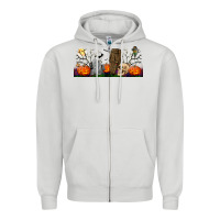 Dove Grey headstone and coffin lebbey glass Zipper Hoodie - BundleAndBundleShop