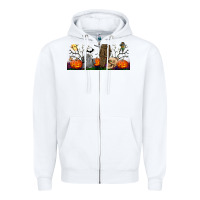 White headstone and coffin lebbey glass Zipper Hoodie - BundleAndBundleShop