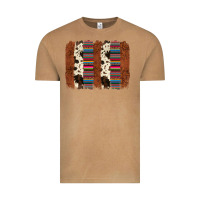 Vintage Camel serape cowhide  brushstroke Vintage Tee - AdoDesignShop