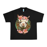 Black western llama and roses Urban Heavy Tee - LillyAllenDesigns