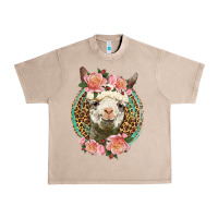 French Oak western llama and roses Urban Heavy Tee - LillyAllenDesigns