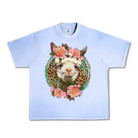 Grape Ice western llama and roses Urban Heavy Tee - LillyAllenDesigns