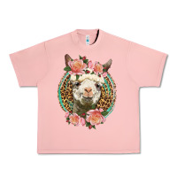 Salmon western llama and roses Urban Heavy Tee - LillyAllenDesigns