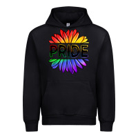 Black hippie pride sunflowers Urban Hoodie - OliviaCreatesArt