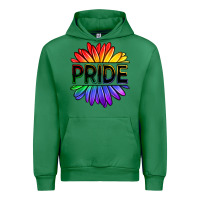 Emerald hippie pride sunflowers Urban Hoodie - OliviaCreatesArt
