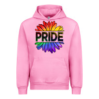 Fuchsia Pink hippie pride sunflowers Urban Hoodie - OliviaCreatesArt