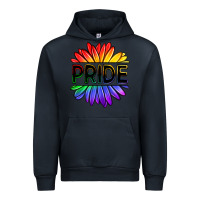 Navy hippie pride sunflowers Urban Hoodie - OliviaCreatesArt
