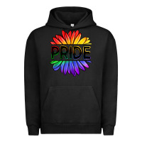 Pigment Black hippie pride sunflowers Urban Hoodie - OliviaCreatesArt