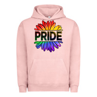 Pigment Salmon hippie pride sunflowers Urban Hoodie - OliviaCreatesArt