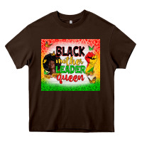 Chocolate Brown Black mother leader Heavy Core Tee - Zillion Design Studio