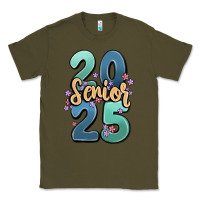 Army Green senior 2025 Classic Tee - MaliasSmallBusiness