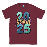 Burgundy senior 2025 Classic Tee - MaliasSmallBusiness