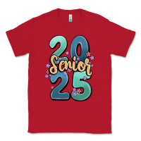 Red senior 2025 Classic Tee - MaliasSmallBusiness
