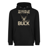 Black Funny Hunters Will Do Anything For a Buck Hunting Heavyweight Hoodie - Bettercallsaul