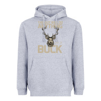 Heather Grey Funny Hunters Will Do Anything For a Buck Hunting Heavyweight Hoodie - Bettercallsaul