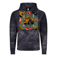 Cloud Black dump truck seamles pattern Vintage Hoodie - BundleAndBundleShop