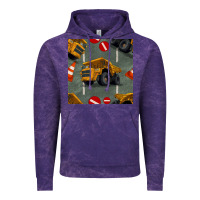 Cloud Purple dump truck seamles pattern Vintage Hoodie - BundleAndBundleShop