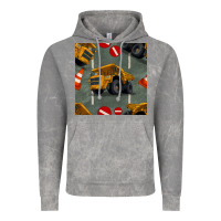 Cloud Rock dump truck seamles pattern Vintage Hoodie - BundleAndBundleShop
