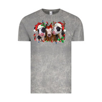 Cloud Rock funny christmas heifers Vintage Tee - Jasminsmagicworld