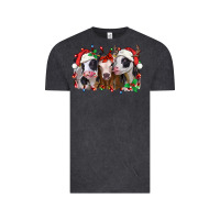 Vintage Black funny christmas heifers Vintage Tee - Jasminsmagicworld